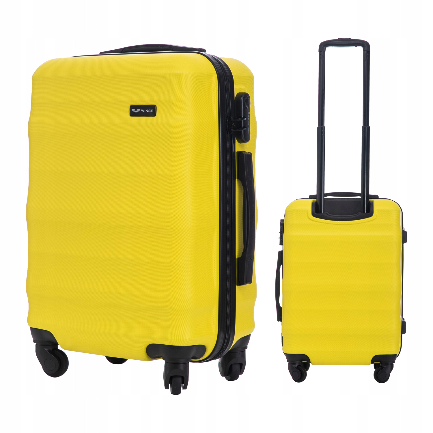 Walizka twarda kabinowa ABS VULT01 S YELLOW 38 l WINGS