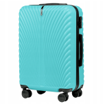 Walizka twarda średnia ABS SN120 M LIGHT BLUE 63 l WINGS