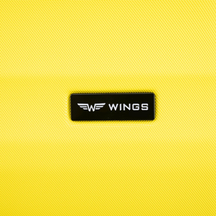 Walizka WINGS twarda duża ABS VULT01 L YELLOW 97 l