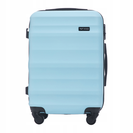 Walizka twarda kabinowa ABS VULT01 S LIGHT BLUE 38 l WINGS