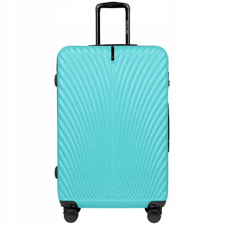 Walizka twarda średnia ABS SN120 M LIGHT BLUE 63 l WINGS