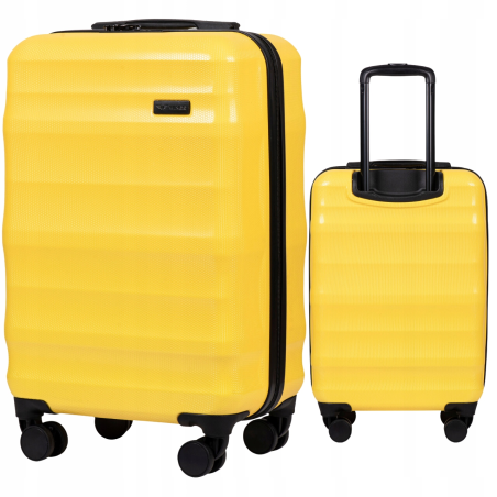 Walizka twarda kabinowa poliwęglan (polikarbonat) PC17268 S YELLOW WINGS