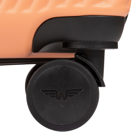 Walizka twarda średnia ABS SN120 M LIGHT BLUE 63 l WINGS