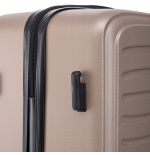 Walizka WINGS twarda średnia ABS CT01 M CHAMPAGNE 63 l