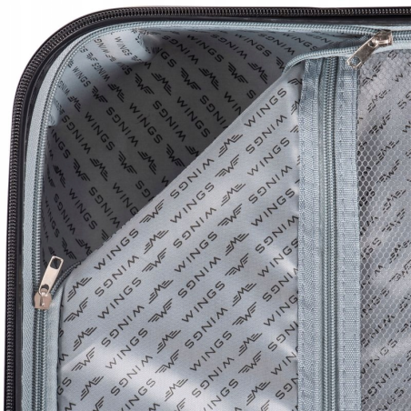 Walizka twarda kabinowa Wings ABS TR059 S ROSE RED- EGRET 38 l