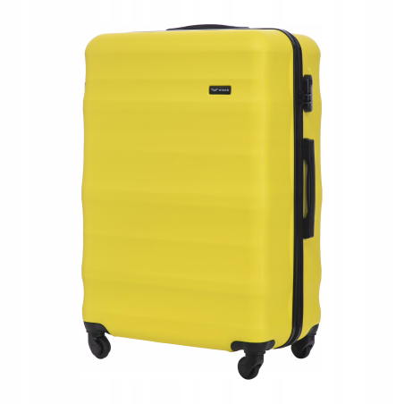 Walizka WINGS twarda duża ABS VULT01 L YELLOW 97 l