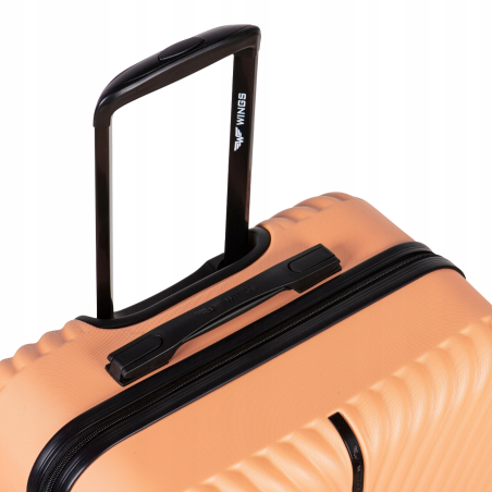 Walizka twarda średnia ABS SN120 M LIGHT BLUE 63 l WINGS