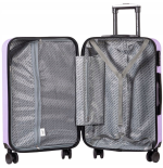 Walizka twarda kabinowa Wings ABS TR059 S ROSE RED- EGRET 38 l