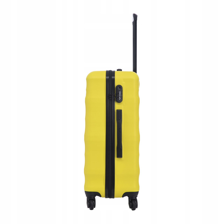 Walizka WINGS twarda duża ABS VULT01 L YELLOW 97 l