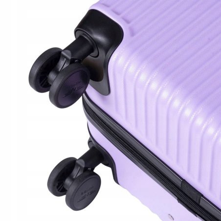 Walizka twarda kabinowa Wings ABS TR059 S ROSE RED- EGRET 38 l