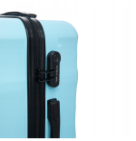 Walizka twarda kabinowa ABS VULT01 S LIGHT BLUE 38 l WINGS