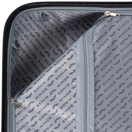 Walizka twarda średnia ABS SN120 M LIGHT BLUE 63 l WINGS