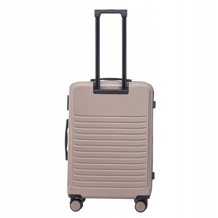 Walizka WINGS twarda średnia ABS CT01 M CHAMPAGNE 63 l