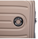 Walizka WINGS twarda średnia ABS CT01 M CHAMPAGNE 63 l