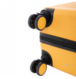 Walizka WINGS twarda średnia ABS CT01 M YELLOW 63 l