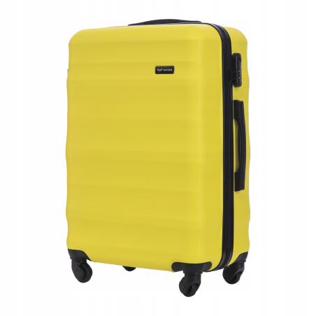 Walizka twarda średnia ABS VULT01 M YELLOW 63 l WINGS