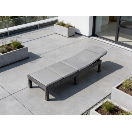 Leżak metal SL01-C SZARY