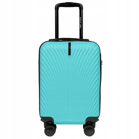 Walizka twarda kabinowa mała ABS SN120 XS LIGHT BLUE 28 l WINGS