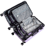 Walizka twarda średnia Wings ABS TR058 M YELLOW 63 l