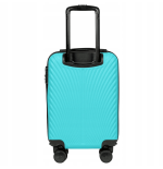 Walizka twarda kabinowa mała ABS SN120 XS LIGHT BLUE 28 l WINGS
