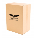 Walizka twarda kabinowa mała ABS SN120 XS LIGHT BLUE 28 l WINGS