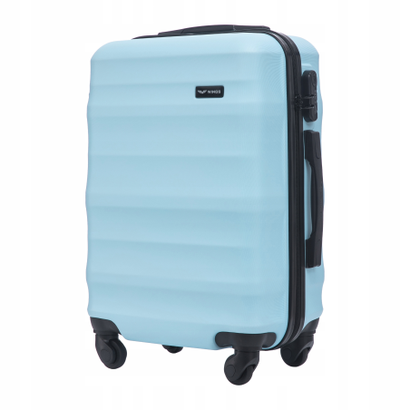 Walizka twarda kabinowa ABS VULT01 S LIGHT BLUE 38 l WINGS