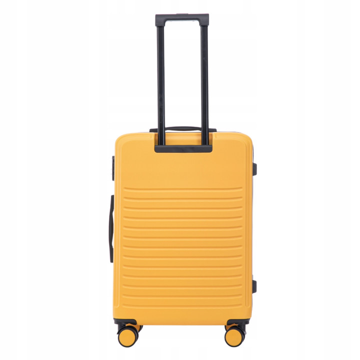 Walizka WINGS twarda średnia ABS CT01 M YELLOW 63 l