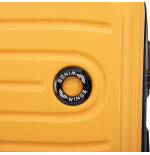Walizka WINGS twarda średnia ABS CT01 M YELLOW 63 l