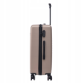 Walizka WINGS twarda średnia ABS CT01 M CHAMPAGNE 63 l
