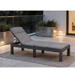 Leżak metal SL01-C SZARY