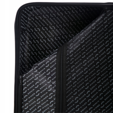 Walizka WINGS twarda średnia ABS CT01 M CHAMPAGNE 63 l