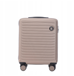 Walizka WINGS twarda kabinowa ABS CT01 S CHAMPAGNE 38 l