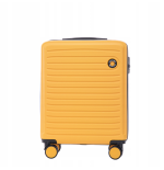 Walizka WINGS twarda kabinowa ABS CT01 S YELLOW 38 l
