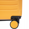 Walizka WINGS twarda średnia ABS CT01 M YELLOW 63 l