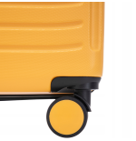 Walizka WINGS twarda średnia ABS CT01 M YELLOW 63 l
