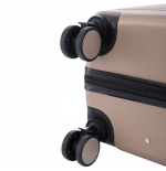 Walizka WINGS twarda kabinowa ABS CT01 S CHAMPAGNE 38 l