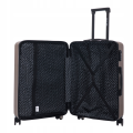 Walizka WINGS twarda kabinowa ABS CT01 S CHAMPAGNE 38 l