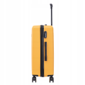 Walizka WINGS twarda średnia ABS CT01 M YELLOW 63 l