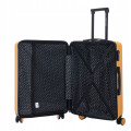 Walizka WINGS twarda kabinowa ABS CT01 S YELLOW 38 l