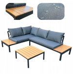 Zestaw mebli ogrodowych metal MAS-XL-03 SZARY