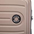 Walizka WINGS twarda kabinowa ABS CT01 S CHAMPAGNE 38 l