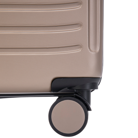 Walizka WINGS twarda kabinowa ABS CT01 S CHAMPAGNE 38 l