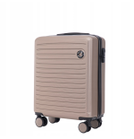 Walizka WINGS twarda kabinowa ABS CT01 S CHAMPAGNE 38 l