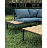 Zestaw mebli ogrodowych metal MAS-XL-03 SZARY