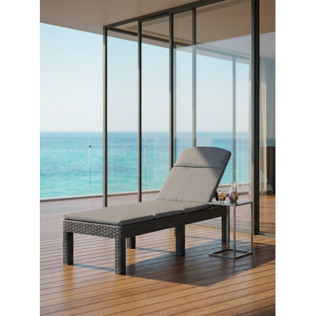 Leżak metal SL01-C SZARY