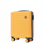 Walizka WINGS twarda kabinowa ABS CT01 S YELLOW 38 l