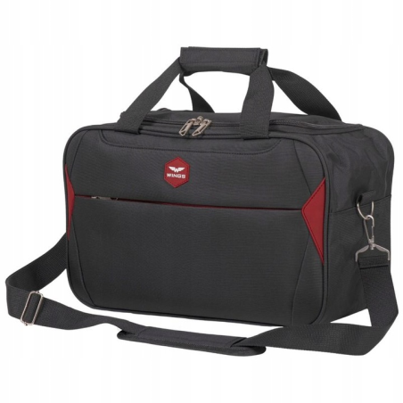 Torba podróżna bagaż Do Samolotu Na Ramię 40x20x25 Ryanair Kabinowa SZARA