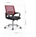 FOTEL KRZESŁO BIUROWE Z55 BLACK DLA DZIECI