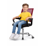 FOTEL KRZESŁO BIUROWE Z55 CZERWONY DLA DZIECI