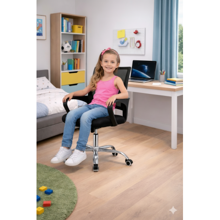 FOTEL KRZESŁO BIUROWE Z55 BLACK DLA DZIECI